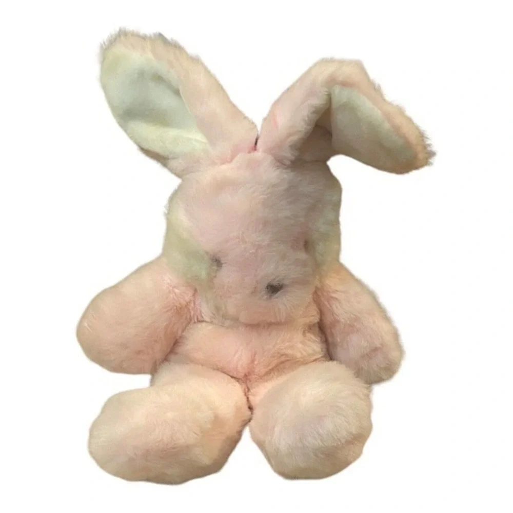 Vintage Happiness Zoo Pink‎ White Bunny Rabbit 25 inches Floppy Ears